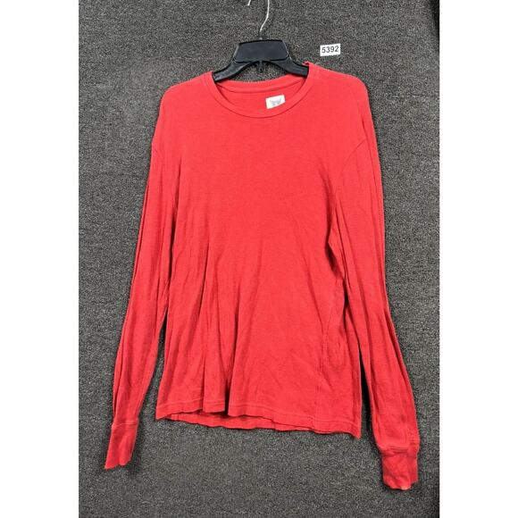 Original Penguin Crewneck Sweater Mens Size M Red Long Sleeve Knit Perú Made - Picture 1 of 7